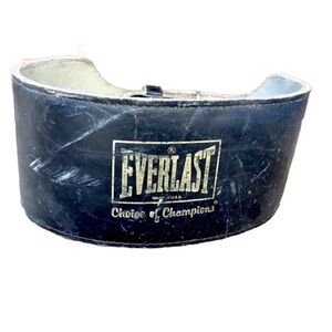 Vintage Everlast Choice Of Champions Black Leather Weight Belt Used Size L/XL